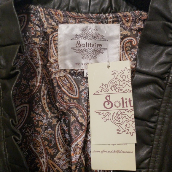 Faux Leather Jacket - Picture 2 of 3